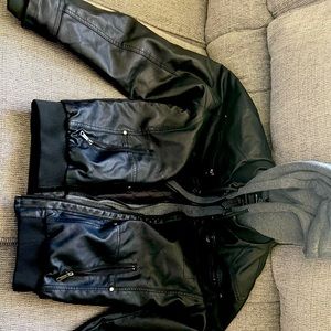 Black and Grey Wantdo Faux Leather in new condition